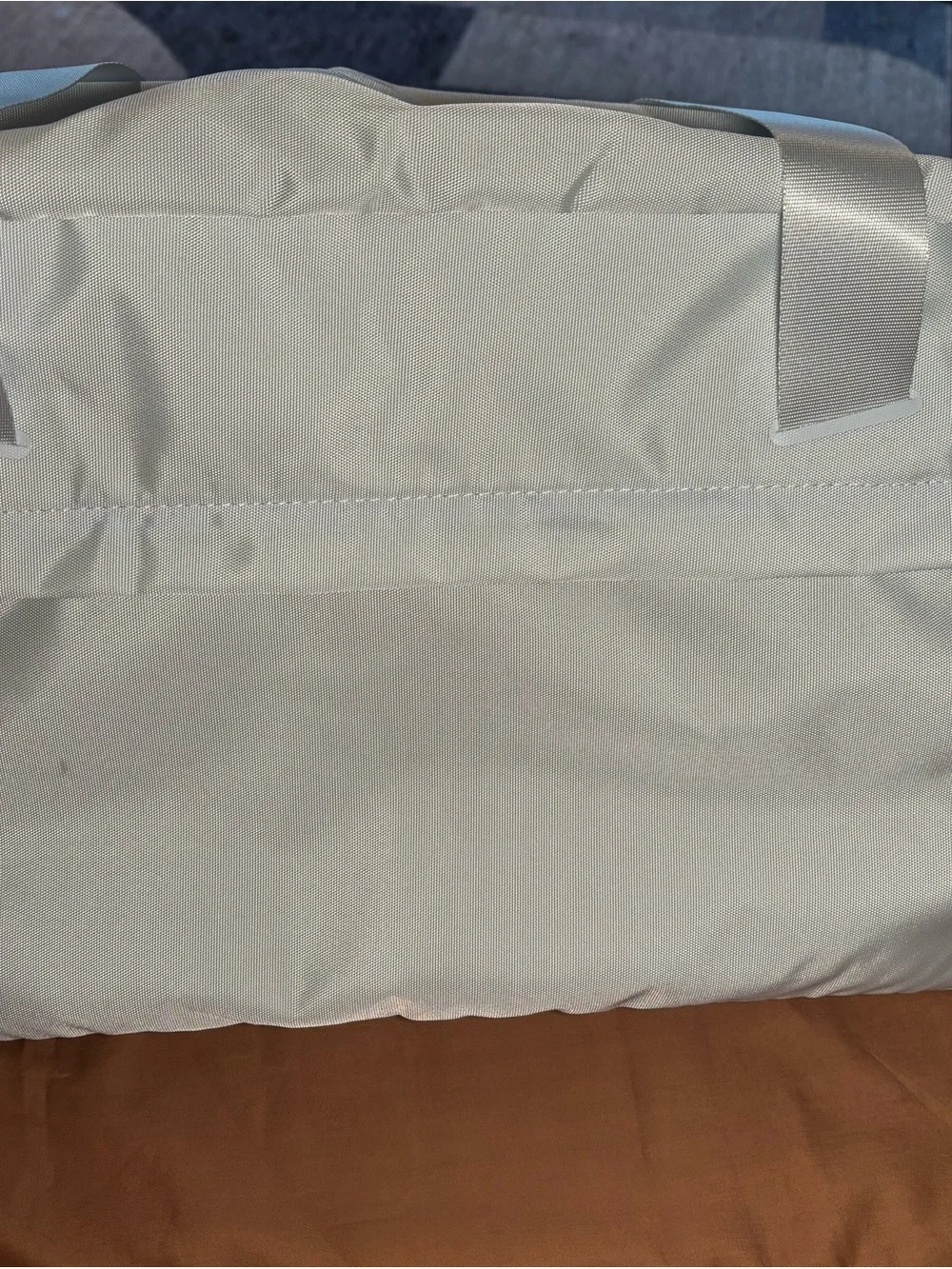 all in motion cream/off white Duffel Bag Tag
